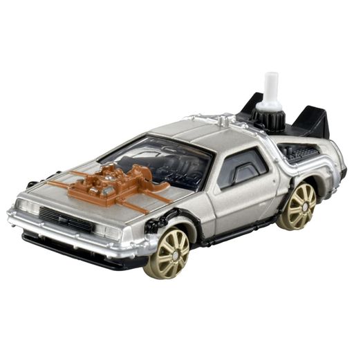 タカラトミー トミカプレミアムunlimited バック・トゥ・ザ・フューチャー タイムマシン (PART3/鉄道車輪装着Ver.) ミニカー おもちゃ 6歳以上