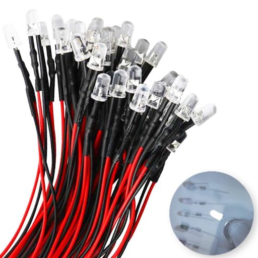 LED�����⵱��ˤ�Ʒ�LED12V�����ѥޥ���ȥۥ磻�ȥ�������ž��˥��å�����°�ż��Ϸ���ʪ�Ϸ��Ϸ��ž�20�����ꥦ������ۥ磻��5mmDIY20mA20CM