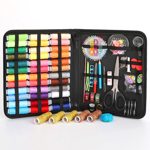 Sewing Sets - 裁縫セットソーイングセット229点裁縫道具セット36色糸コンパクト裁縫箱裁縫バッグ裁縫練習衣類補修DIYアート家庭用旅行用初心者携帯便利収納バッグ付き男女兼用
