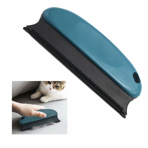 Care Supplies - RICISUNG抜け毛取りブラシ猫犬ペット毛掃除ブラシペットコーム布団カーペットなどを掃除ブルーソファーベッドOceanblue