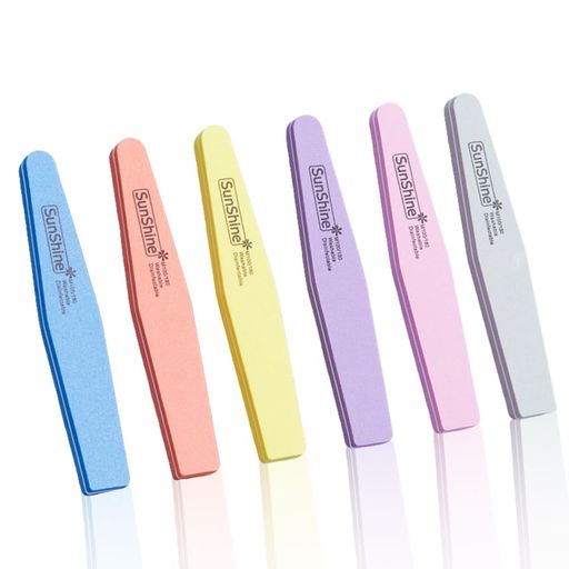 Rakuten - スポンジネイルファイルバッファー6色セット100180Gネイルバッファープロ仕様ネイルケアネイルファイル