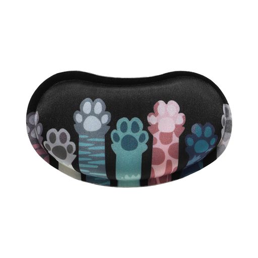 其它 - OwnestXマウスリストレストかわいい猫の足手首置きパームレスト低反発クッション通気性人間工学デザイン疲労軽減コンピュータ/オフィス/仕事/家庭/ゲーム用(ブラック14cm)