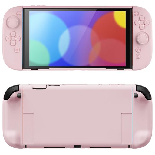 Switch2専用設計:Nintendo Switch 2にぴったりフィットする専用設計。シェルを取り替えることなく、テーマに沿った保護とスタイルを実現。ボタンカバーまでカラーコーディネートされており、統一感のある見た目に。 快適なグリップ設計:ジョイスティック下部に人間工学に基づいたサポートを追加し、長時間の携帯モードでも手が疲れにくい設計。独自のグリップ構造により、Joy-Conがしっかり固定されます。 ドック対応&amp;フルアクセス:精密なカット加工により、ケースを装着したままswitch 2ドック接続・充電が可能。各種ポート・ボタン・排気口にも完全アクセス。Joy-Conの着脱もスムーズです。 優れた保護性能:衝撃吸収性と耐傷性に優れたPC素材を使用し、日常使用での衝突・落下・擦り傷・埃から本体をしっかり保護。Switch 2を長く美しく保ちます。 充実の保護セット:角度調整可能な折りたたみスタンド(内蔵キックスタンドの代替)、親指グリップ2個、テーマに合わせたカードスロットカバーがセットになっており、デザインと機能の両立を実現。