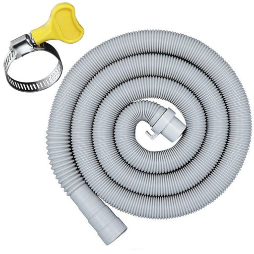 AKNPMHT 洗濯機排水ホース PVC 廃液パイプネク延長ホース 接続部直径φ30-40mm 洗濯機専用【クランプ付き】0.8/1.2M/2M
