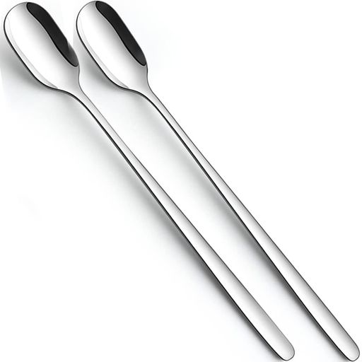 【内容】 2本 【サイズ】: 約23*2CM 【高品質ソーダスプーン】素材: ステンレ鋼製 高い強度 、錆びにくい 、変色しにくい。シンプル、細身のトータルデザインと鏡面磨きの美しい輝きがテープルをおしゃれに演出!パフェとかグラスを使ったデザートやお皿でも、置くだけで可愛くきまります。 【多用途パフェスプーン】長さがあるハンドルので普段にアイス,コーヒー、ジュース、カクテルなどを飲むときに、撹拌スプーンなどとして使用することができます。マグカップに入れた紅茶を混ぜる時にも便利 です、また牛乳パックから取り出すときも便利である。バー、ホーム、レストラン、コーヒー屋さん、飲料店、パーティー用に最適の長いスプーン。現代的、機能的、快適を求めるのシンプルのスプーン。 【実用性高いロングスプーン】丁度良い長さで柄が細いので深い入れ物から都合よく取り出せます。高さのある容器でも手を汚さず奥までかき混ぜることができる。料理場面で瓶詰めの粘度の高いものを掻き出すのに重宝してます。食器洗い機に入れて洗いやすくて、日常使用にもとても便利です!