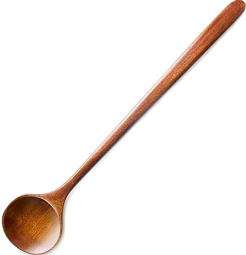 AOOSY おたま 27.7cm スープレードル スプーン マドラー 天然木製 本漆塗りかき氷スプーン 煮物 鍋 麻婆豆腐 取り分け スープ