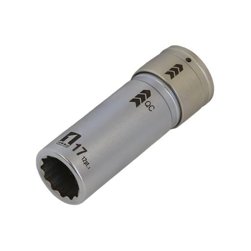 イチネンアクセス MUST TOOL(マストツール) ソケット IM-4W17-12K QCソケット シングル 17mm 12角 19801 差込角:12.7mm(4分)