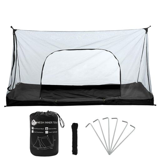 Dome Shape （Mountains） - Benvoアウトドアモスキートネット超軽量夜釣り携帯式テント蚊帳防水マット1~2人キャンプ用蚊除け網サイズ2.1m*1.3m*1.1m正面と側面にドア配置設営簡単頑丈で高密度の網搭載