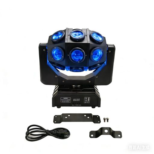 Frezon180Wムービングヘッド18LEDRGBWDMX51213/15CH音声感知自動モード540度回転ビームライトステージ照明DJディスコパーティークラブバー小型軽量日本電圧対応