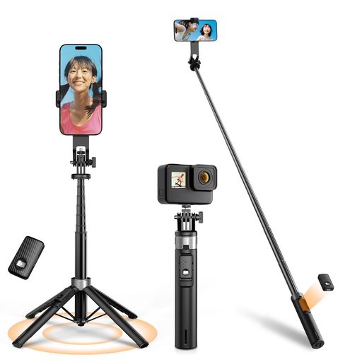 Besecou 自撮り棒【四脚安定モデル・稳定性アップ】スマホスタンド じどり棒 スマ...