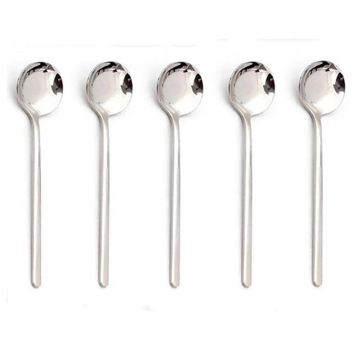 Rakuten - KXLCGYKコーヒースプーン5本セット18-8ステンレス13.5cmティースプーンマドラーデミタスお茶デザートスプーンおしゃれシルバー