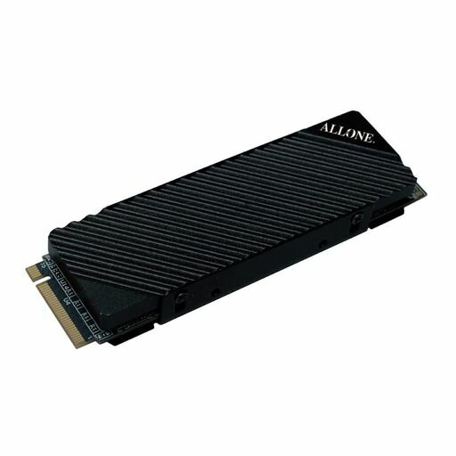 アローン(Allone)PS5用内蔵M.2SSD1TBブラック2.5x1x8.5cmゲームストレージ容量増設放熱用ヒートシンク搭載高速なデータ転送速度ALG-P5M2SD1T