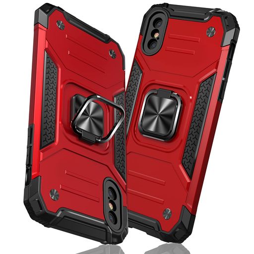 乐天商城 - TMUJWSiPhoneXsMax用ケースリング衝撃吸収耐衝撃TPU+PCバンパー二重構造米軍MIL規格全面保護カバー滑り防止車載ホルダー対応擦り傷防止滑り止め軽量薄型アイフォンxsmax用カバー6.5インチ