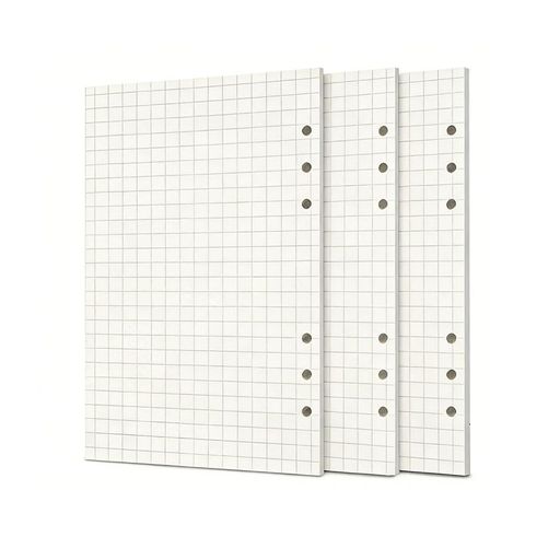 【サイズ仕様】A6 サイズ(17x10cm)、6 穴規格、穴間隔 19mm で、標準的なシステム手帳にぴったりフィット 【たっぷり収録】3 冊セットで 1 冊 60 枚、計180 枚、長期使用に対応する十分なボリューム 【書きやすい】クリーム色の用紙で目に優しく、長時間の筆記も疲れにくい 【上質紙採用】コピー用紙より厚手の上質紙を使用、滑らかな書き心地で万年筆・ボールペン・ゲルインクに最適 【幅広い互換性】システム手帳・ビジネス手帳・スケジュール帳・日記・メモ帳など、様々な手帳のリフィル交換に活用可能