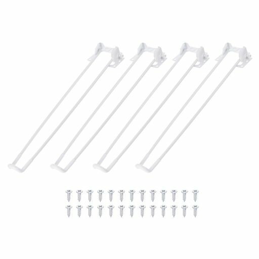 Other - YOKIVE4個セット折りたたみヘアピンレッグ金属製折りたたみテーブル脚ゴム足付き|DIY家具に最適テーブル家庭事務所用ホワイト(17インチ)