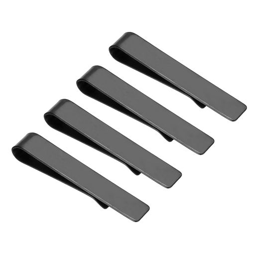 カラー:黒;素材:ステンレススチール;ネクタイクリップサイズ:48.5 x 8 x 6.5mm / 1.9 x 0.31 x 0.26インチ(長さx幅x高さ);パッキングリスト:スキニーネクタイクリップ4個 こ スキニーネクタイクリップは美しい外観を持ち 日常 オフ ィスワーク ビジネス 会議 結婚式 デート 夕方 パーティーなど 様々な場面で使用できます。職場や社交イベント そ 他 場面で広く使用されています。控えめな方法で全体的な洗練感を高める に役立ちます。父親 夫 または友人へ 父 日 記念日 バレンタインデー クリスマス 贈り物としてもおすすめです。 耐久性 ある素材:ネクタイクリップはステンレススチール製で 強く耐摩耗性があり 退色や変形しにくく 耐久性があります。電気めっき研磨技術を採用し 表面は滑らかで 精巧な外観 軽量で着用感が良く 長い間光沢を保つことができます;クリップデザイン:ネクタイクリップはネクタイを固定し 同時に装飾としても機能します。 ネクタイクリップは取り付けや取り外しが簡単です。