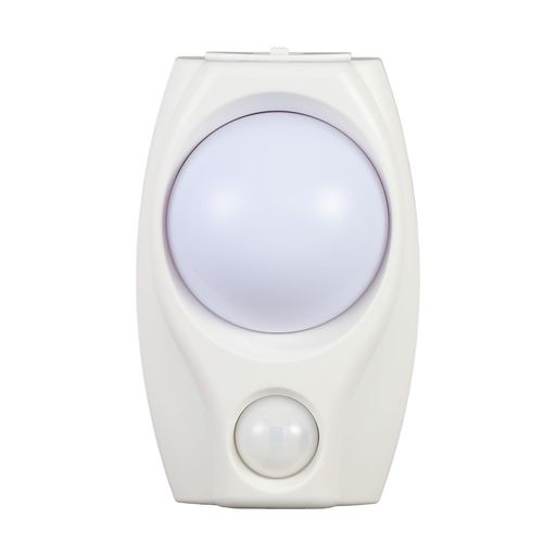 エルパ LEDセンサーライト コンセント式 白色 選べる点灯モード PM-L200(W)