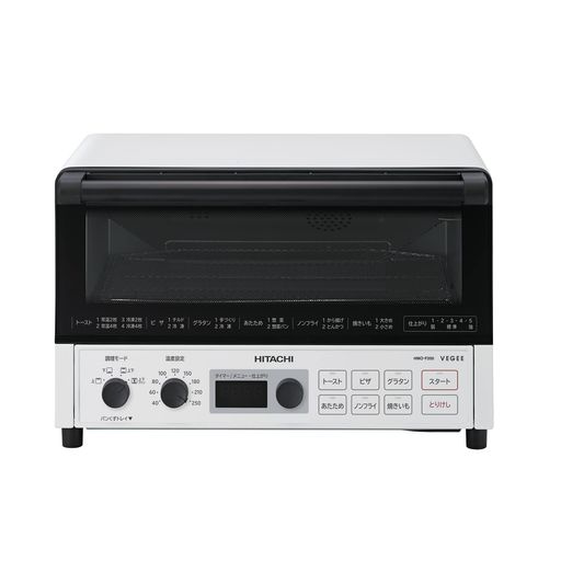 循環ファン+遠赤外線ヒーターでムラを抑えてふっくら仕上げ。 庫内が広いから、角型パンなら一度に4枚(山形パンは2枚)同時焼き可能。 外はカリッと、中はジューシーに焼き上がるノンフライ調理。 溶かしバターやソース作りなど、色々な場面で活躍する40°Cからの低温調理。 外形寸法:幅37.6x高さ24.9x奥行41.3cm