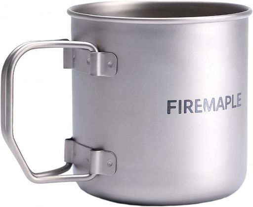Fire-Maple シングルマグカップ チタン製 300ml 63g 超軽量 チタンマグカップ コップ 頑丈 直火 おしゃれ ソロキャンプ ハイキング アウトドア コップ マグカップ