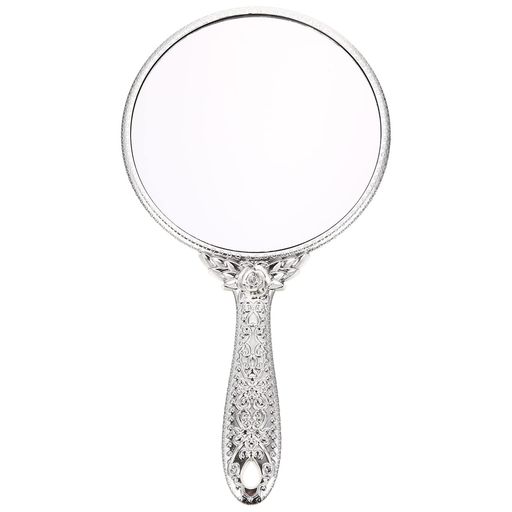 Rakuten - FRCOLORレトロデザインハンドミラー24x13Cm軽量115G携帯用手鏡化粧鏡ポータブル鏡高精細鏡面女性用ギフトに最適