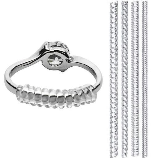 指輪 サイズ調節 リングアジャスター ring adjuster リングストッパー 銀磨きクロ...