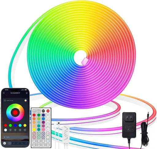 [540 LEDで構成される[スーパーブライトもさまざまな色]。LEDネオンライトベルトはアップグレードされたLEDです。サイドブライトネスデザインにより、LEDバンドは通常のLEDバーよりも明るくなります。 120度の投影範囲は、大きな照明カバレッジ、均一な高輝度、柔らかい光効果を提供できます。 [安全で耐久性]] 12V低圧のパワーから、このネオンチューブLEDライトテープバーは安全に使用できます。 シリコンシェルは柔らかくて丈夫で、高温耐性であり、赤外線リモートコントロールとアプリによって制御できます。 [柔軟で防水性]通常のLEDバーと比較して、Neon LEDバンドはより柔軟で360°曲げられ、必要な形状に簡単に曲げることができます。 寝室、部屋、キッチンを簡単に飾ることができます。 IP65防水、屋内および屋外での使用に適しています。注意: 電源アダプターは防水ではありません。屋外で使用する場合は、水に触れないように注意してください。 [切断とセキュリティ]普通のLEDストリップのように、それらをDIYの特別な家の装飾やユニークなビジネスサインにカットできます。