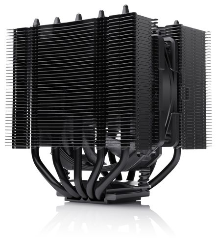 Noctua NH-D12L chromax.black, ローハイトデュアルタワーCPUクーラー(120mm、ブラック)
