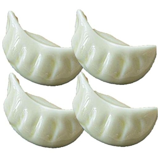乐天商城 - 箸置き 水餃子 ギョウザ おもしろ 食器 雑貨 贈り物 4.7x2x2.5cm 4個入