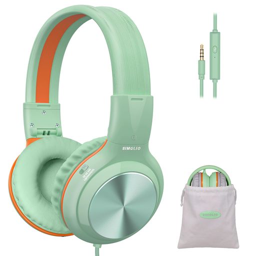 SIMOLIO ボーイズ ガールズ ヘッドホン マイク付き 有線 スクールヘッドフォン 子供 ティーン 大人 PC タブレット MP3/4 85DB 94DB 104DB 音量制限ヘッドセット 調節可能なヘッドバンド付き 904G SIMOLIO ボーイズ ガールズ ヘッドホン マイク付き 有線 スクールヘッドフォン 子供 ティーン 大人 PC タブレット MP3/4 85DB 94DB 104DB 音量制限ヘッドセット 調節可能なヘッドバンド付き 904G