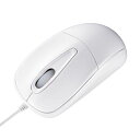 サンワサプライ(SanwaSupply)有線USBマウス静音光学式3ボタン中型ホワイトMA-122HW