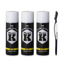 貝印Men’sKシェービングフォーム薬用シルクプロテイン配合3個セットGA0045