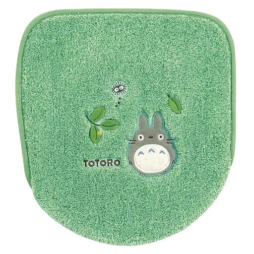 Rakuten - センコー(Senko)となりのトトロもりのかぜトイレフタカバー普通用・洗浄用兼用タイプグリーン11835