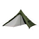 DOD(ディーオーディー)ワンポールテントRX(M)TC【1~4人用】スカート付きTCフライT3-949-KH(4)