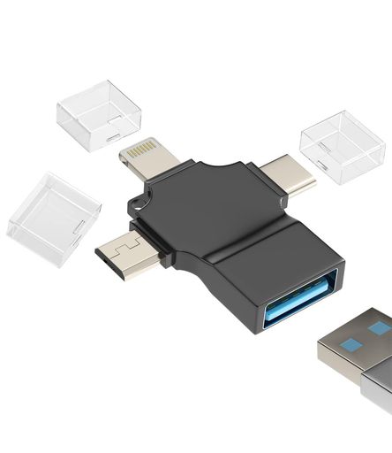 CD-JP-040-MX-L+MC+TP-OTGタイプcMicroUSBLightningUSB変換アダプタケーブル(3in1)ライトニングUSB-CAn..