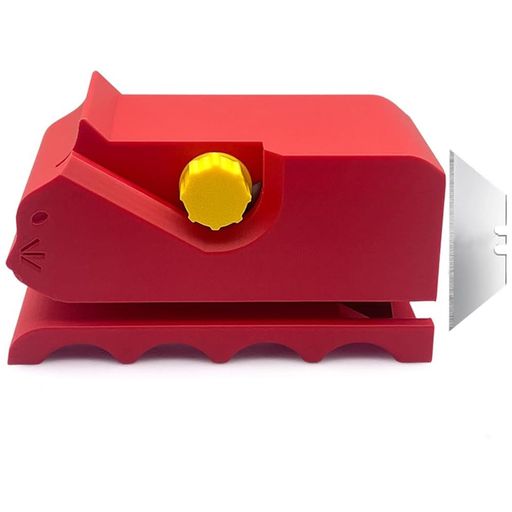 Ifukens猫爪研ぎ段ボールカッター可愛い爪研ぎ猫ダンボールカッター刃付き3Dプリント猫爪とぎ用段ボー..