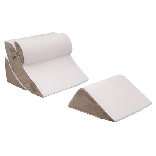 三角クッション傾斜マットレス傾斜枕TV枕まくら背もたれ高反発4点set高さ調節可能三角枕テレビ枕足枕付..