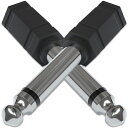 モノラルミニプラグ変換アダプター2個セット3.5mm6.5mm変換アダプタメスオス変換プラグコネクタモノラルステレオ変換プラグラジオ/ヘッドホン/テープレコーダー/電子ピアノ等に適用(ブラ…