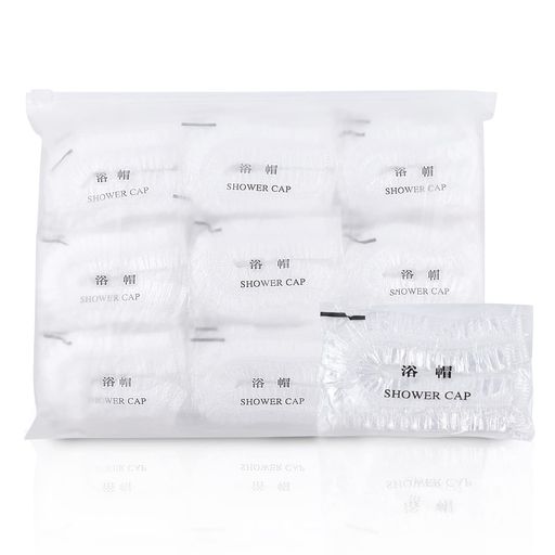 Bath Goods - Maltose使い捨てシャワーキャップ100枚個包装45cmヘアキャップお風呂毛染め透明レディース
