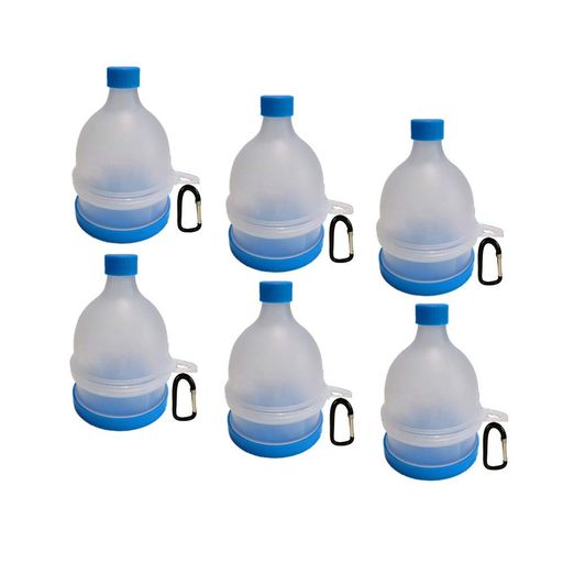WOWHOUSE プロテイン サプリメント ファンネル 粉末/錠剤 容器 携帯用 小分け容器 ...
