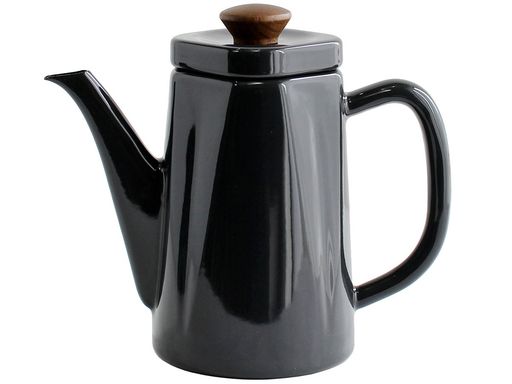 サイズ:22x11.2x19.5cm 本体重量:約670g 容量:1.2L 素材・材質:本体/琺琅 つまみ/天然木 生産国:日本