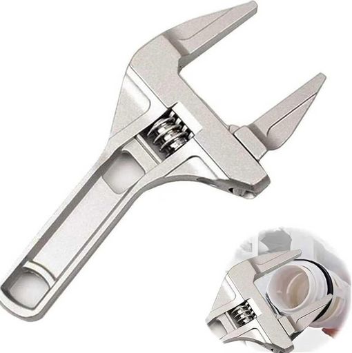 Wrenches - Giratistモンキーレンチワイドたて型水栓レンチ大開口トップワイドモンキレンチ調整範囲(6-68mm)薄型軽量作業水道管配管修理