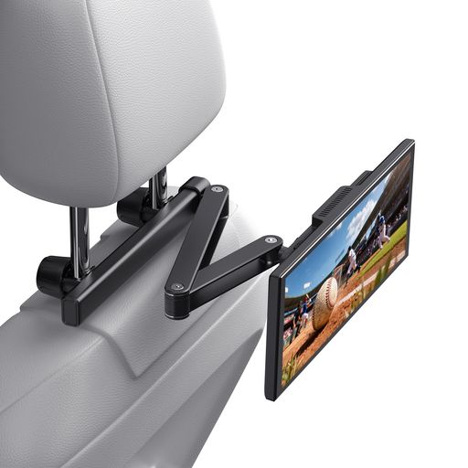 樂天商城 - GetPairrポータブルディスプレイオーディオ専用後部座席ヘッドレストマウント車載ホルダーヘッドレストホルダー後部座席用伸縮アーム長さ調整