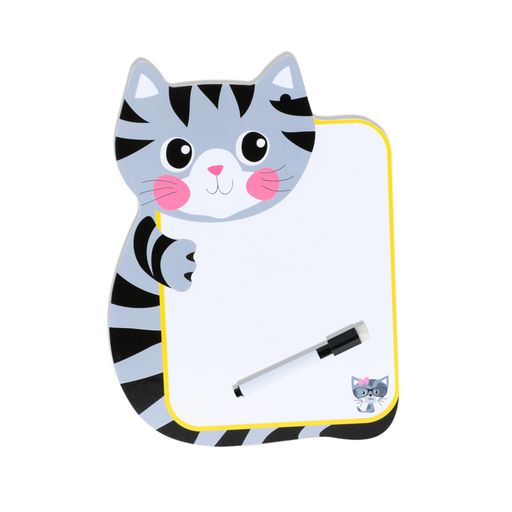 繪圖, 手工 - BLOOPICお絵かきボード落書きボード木製絵板お絵描き知育玩具345歳男の子女の子誕生日プレゼント幼児おもちゃ付属の筆1本(猫)