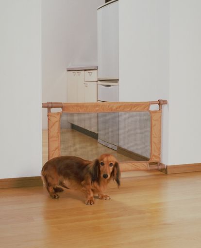 愛犬の様子が確認できるメッシュ仕様 取付可能幅:60~90cm