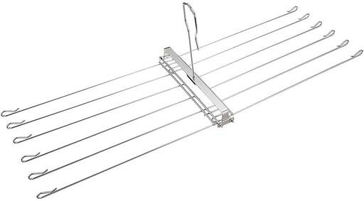 メーカー型番:26608 サイズ:(約)幅74x奥行26.5x高さ22.5cm(使用時) 26.5x39x厚さ4cm(収納時) 本体重量:約510g 材質:18-8ステンレス 原産国:日本