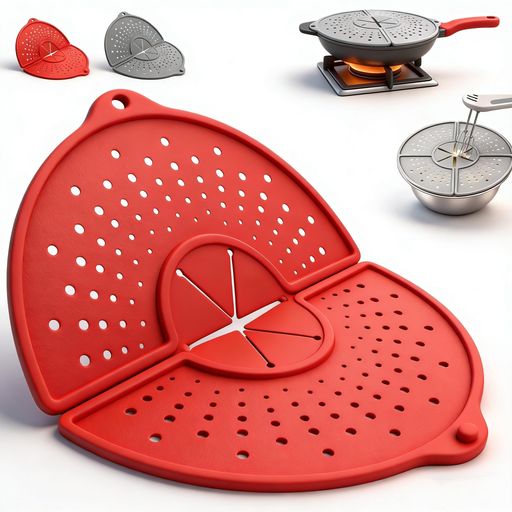 【高品質シリコン・耐熱&amp;長持ち】 高品質シリコン素材を採用した油はね防止ガード。高温耐性に優れ、黄ばみや変形しにくく長期間使用可能。食洗機対応でお手入れ簡単、毎日の料理でも安心して使えるキッチン用品です。フライパン・鍋・フライヤーに対応。 【折りたたみ式・調理しやすい設計】 便利な折りたたみ式スプラッターガードで、半開き使用が可能。調理中に食材追加や味見もスムーズに行えます。揚げ物・焼き物・炒め物など幅広い料理に対応し、油はね防止と作業効率を両立。 【油はね防止&amp;キッチン清潔】 油はねや飛び散りをしっかりガードし、コンロ周りや壁、キッチン台の汚れ防止に効果的。掃除が楽になり、調理後の手間を軽減。油はねカバー・油飛び防止・キッチンガードとして活躍します。 【多用途・蒸し料理や保温にも対応】 油はね防止だけでなく、蒸し調理・湯切り・保温にも使える多機能設計。通気孔付きで蒸気を逃がし、吹きこぼれ防止にも役立ちます。日常料理から時短調理まで幅広く対応。 【多用途・蒸し料理や保温にも対応】 油はね防止だけでなく、蒸し調理・湯切り・保温にも使える多機能設計。通気孔付きで蒸気を逃がし、吹きこぼれ防止にも役立ちます。