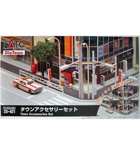 樂天商城 - カトー(KATO) Nゲージ タウンアクセサリーセット 23-421 鉄道模型用品
