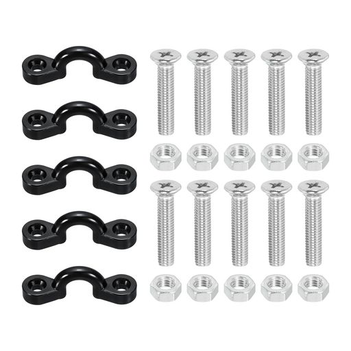 素材: ナイロン;穴の直径: 5mm/0.2"。穴の距離: 35mm/1.4"。寸法: 48 x 12.5 x 16mm / 1.9 x 0.5 x 0.6" (長さ*幅*高さ)。パッキングリスト: 5 x カヤックパッドアイ、10 x 平頭ネジナット 利点: デッキルーぷパッドの目は耐久性のあるナイロン素材で作られており、海洋環境での強度と信頼性を保証します。デッキルーぷのデザインにより、簡単かつ確実に取り付けられます。 説明: 当社のカヤックパッドアイを使用すると、取り付けは簡単です。ボートやカヤックにしっかりと取り付けるだけです。ほとんどの標準的なビミ ニトップにフィットするように設計されており、幅広いボートモデルやカヤックタイプに適しています。 用途: カヤックパッドアイセットでボート体験を強化します。これらの多用途パッド アイ ストラップは、カヤックに取り付けポイ ントを作成したり、ボートにタイダウン スポットを追加したりするなど、さまざまな用途に使用できます。 注: 正しく取り付けられていることを確認し、パッドの目に摩耗の兆候がないか定期的に検査してください。