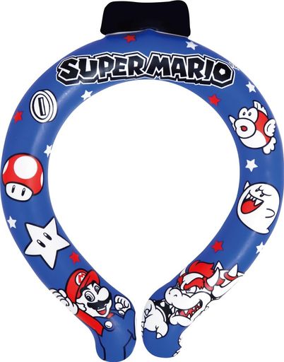 大人気「スーパーマリオ」のクールネックリングが登場! 28度で自然凍結!暑さ対策に大活躍なクールリングです8分音符 心地よい快適温度をキープして首から体を冷やしてくれます。 屋外での熱中症対策や、通勤通学のクールダウンにもおススメです。 外径 約130mm 内径 約85mm 太さ 約21mm