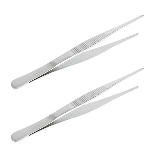 1. パッキング:2 個304 ステンレス鋼ストレートチップピンセット. 2. サイズ : 長さ: 180mm/7.1"; クランプ範囲: 0~20mm/0~0.8"; 材質:304ステンレス鋼; カラー:シルバー; チップスタイル:ストレートチップ。 3.特徴:Aoje-Link Anti iodophorピンセットは、高品質のステンレス鋼でできており、丈夫で耐久性があり、弾力性が長持ちします。 グリップは滑り止めのクロスグレインデザインで、指は快適です。 精密セレーションは安定した咬合力を持ち、リバースフードを拾いやすくなっています。 4.まっすぐな先のとがったピンセットツール:ステンレス鋼のピンセットは実用的で、家庭料理、屋外バーベキュー、ペストリーベーキング、手工芸品、室内装飾などです。 5.サービス:Aoje-Linkは自信を持って購入できます、あなたは購入した商品に完全に満足していません、私達に電子メールを送ってください、私達はできるだけ早く返答します。